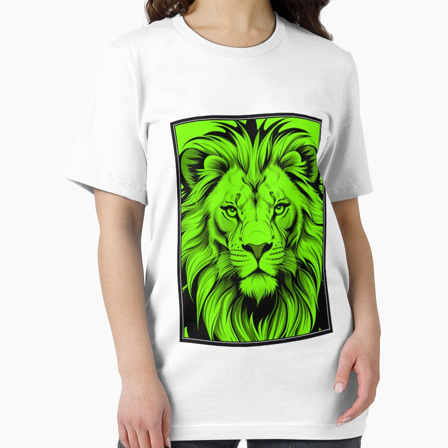 Light Green Lion Illustration by NordicBadger