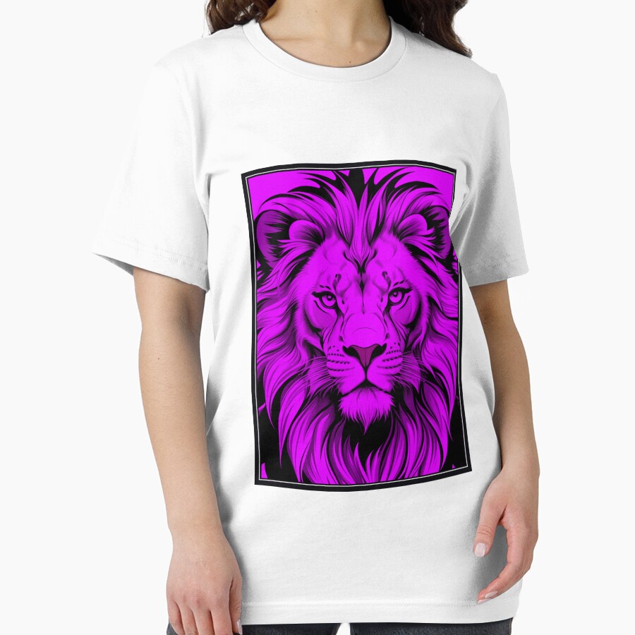Purple Lion Illustration by NordicBadger