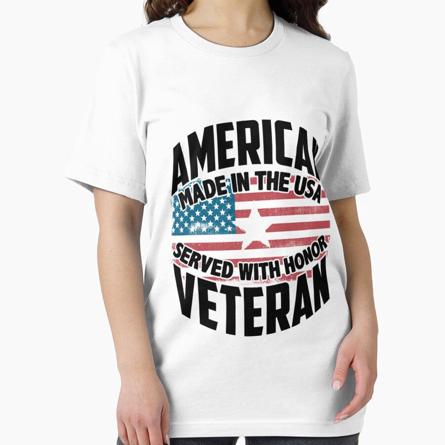 Made In America Patriotic Shirt Design by q4success