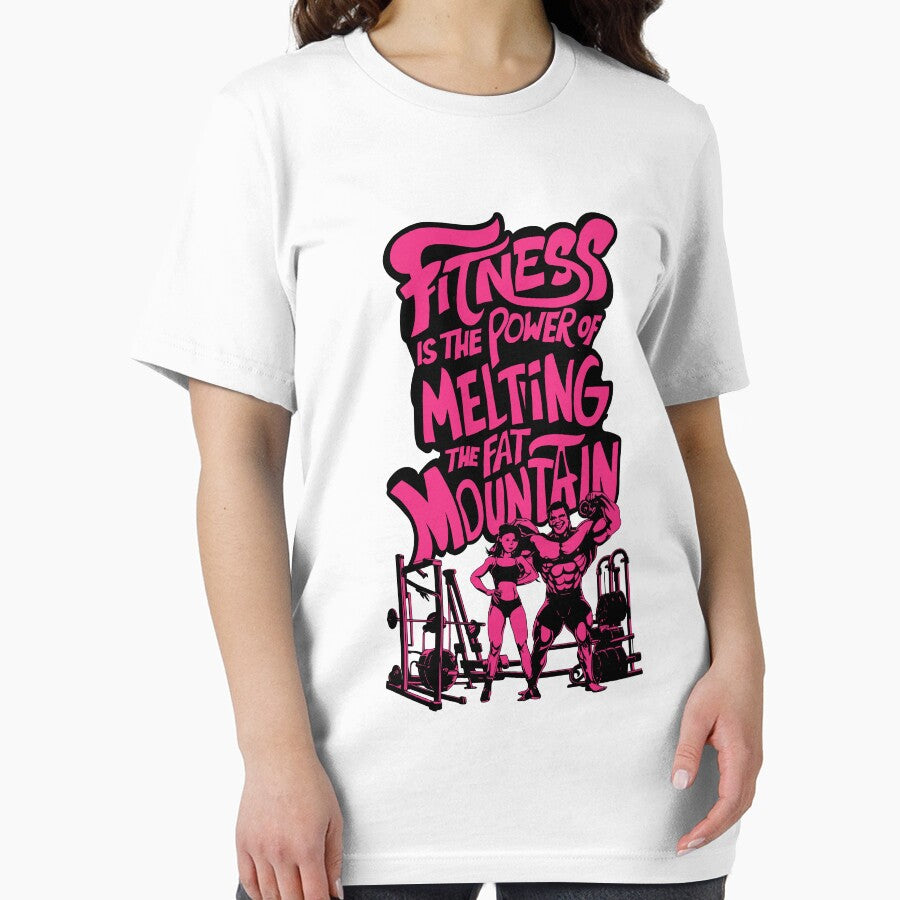 Fitness is the Power of Melting the Fat Mountain V11 by BDLuck2021 Unisex , , , Long Sleeve Tee