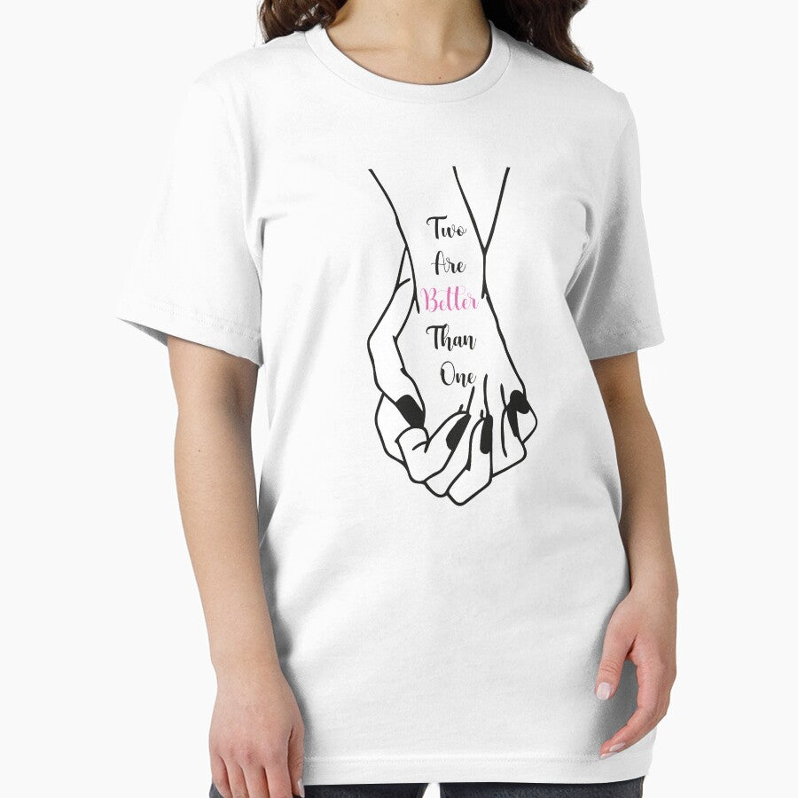 Two are better than one t-shirt lovers by boujidi