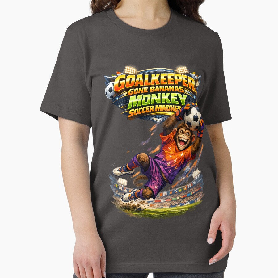 masterpiece-Goalkeeper Gone Bananas: Monkey Soccer madness by Masterpiece Apparel