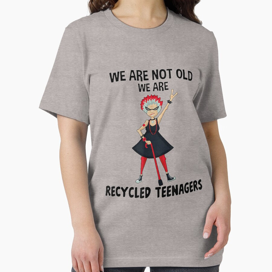 We Are Recycled Teenagers T-Shirt by shop   luisant