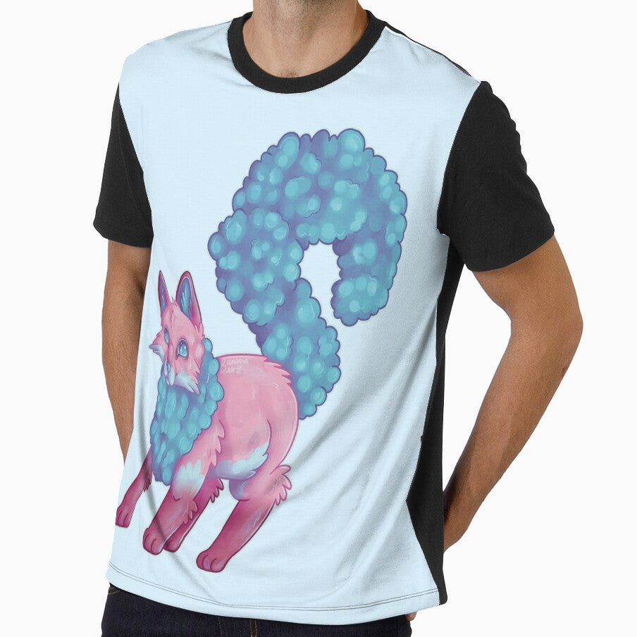 Cotton Candy Fox (Blue) by BananaBearDraws