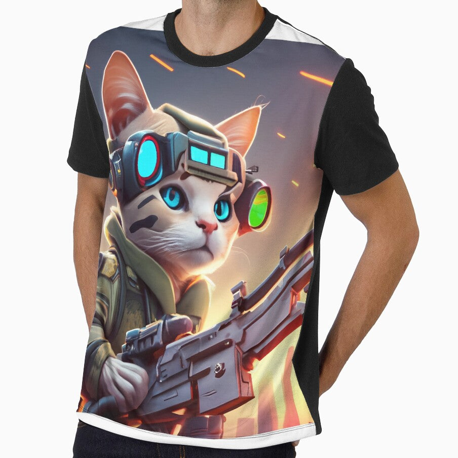 Sniper Cat by SabyDigitalArt