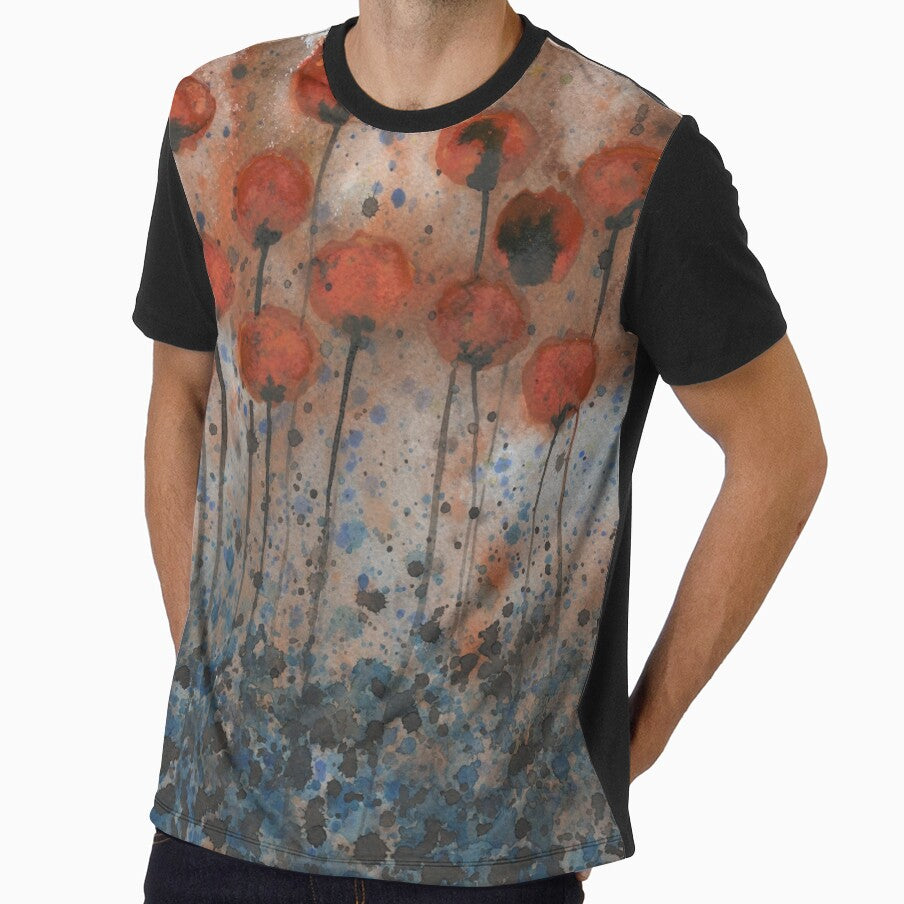 Bittersweet Me -- Orange Watercolor Flowers by PopwheelArt