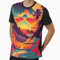 Vintage California Sunset by MyHackerLife