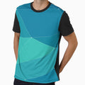 turquoise horizontal polygonal by Alejandro Durán Fuentes