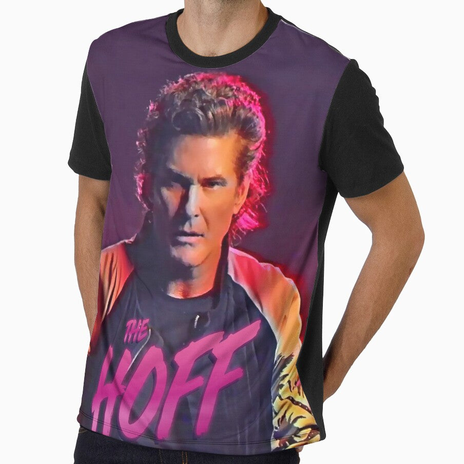 The Hoff - David Hasselhoff Retro Allover Patten by drewanger