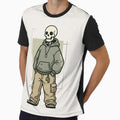 RAPPER | Minimalist Skeleton Streetwear Art by DEADLINE.
