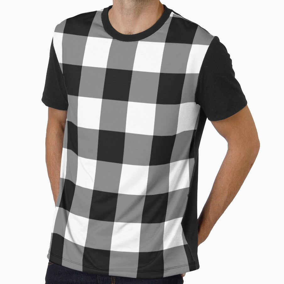 Black and Grey Plaid Pattern by Cool Fun  Awesome Time