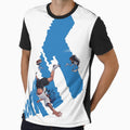 Falling Freedom Streetwear T-Shirt | Urban Chaos Aesthetic | Skate Style Graphic Design by The craft