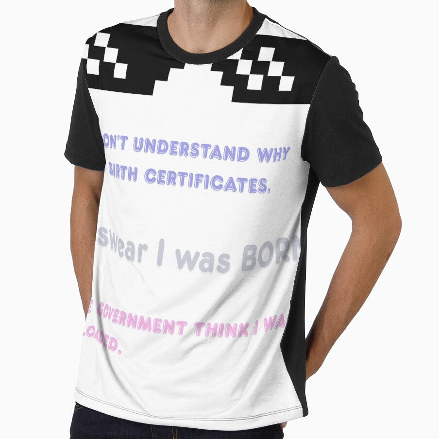 I swear I was Born by Grandtshirt | Creative Print Designs