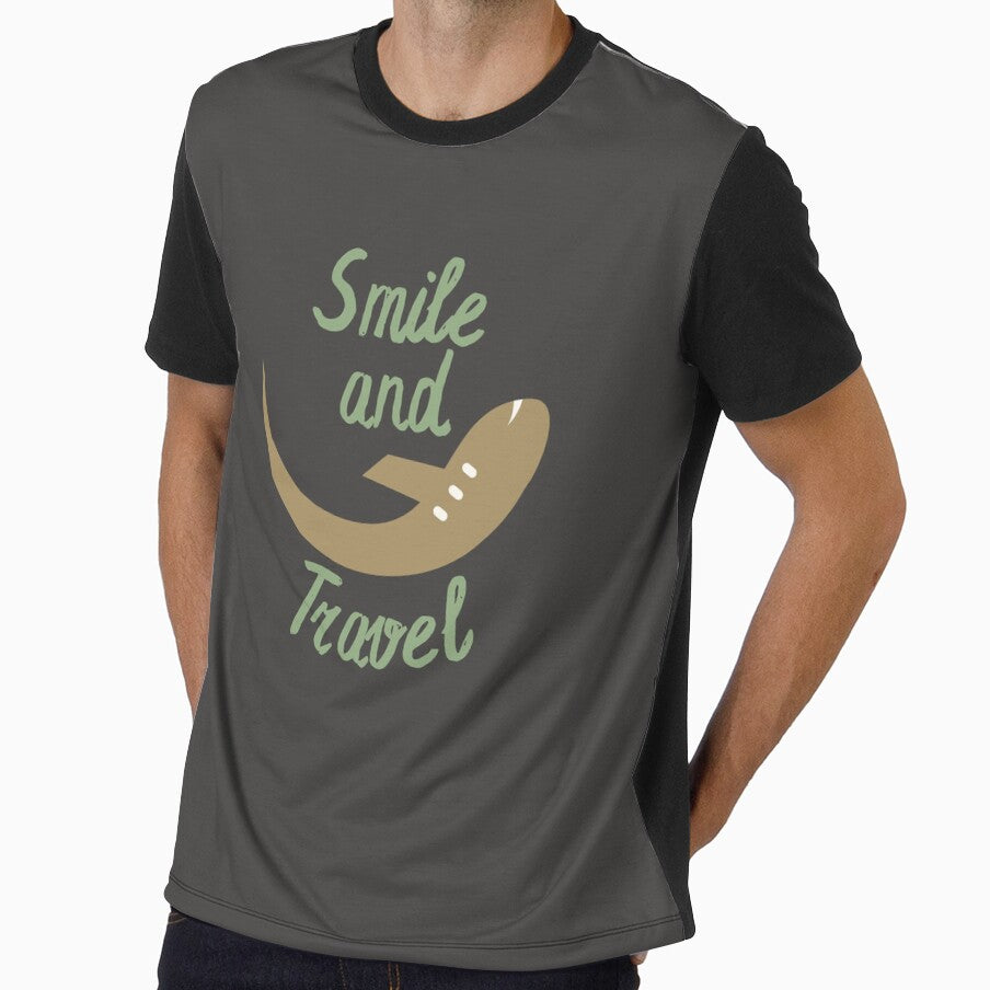 Smile and travel vacations trip tshirt and apparel design by EmpiredesignCA