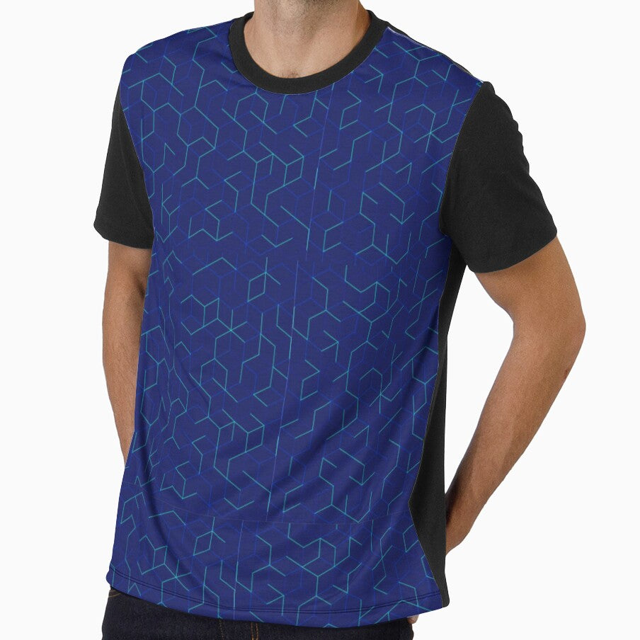 Blue pattern designed by Minhal's Artful  Impressions
