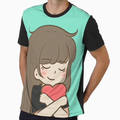 6 - Love Girl, cute cartoon couples design for children, for family, for brother and sister or for best friends. by 2AcesDesign