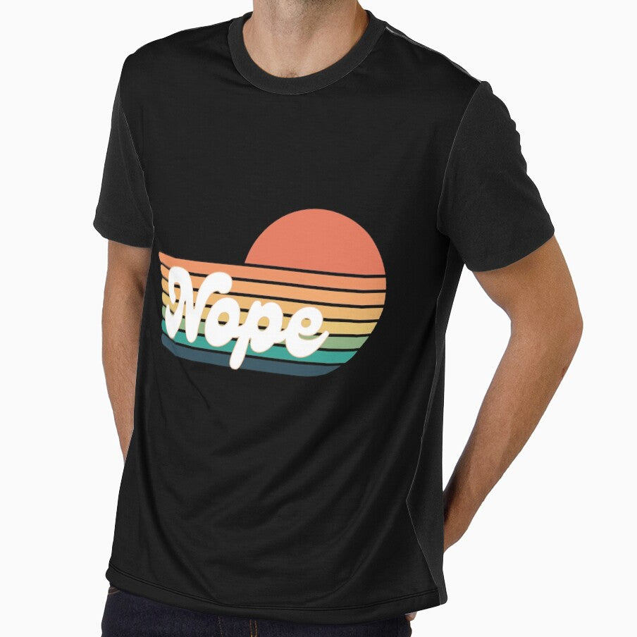 Nope retro sunrise sunset funny contrast by glowvim