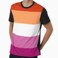 Lesbian Pride Flag by ontrendshirts
