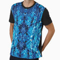Symmetrical play of colors in shades of blue by Psilographics