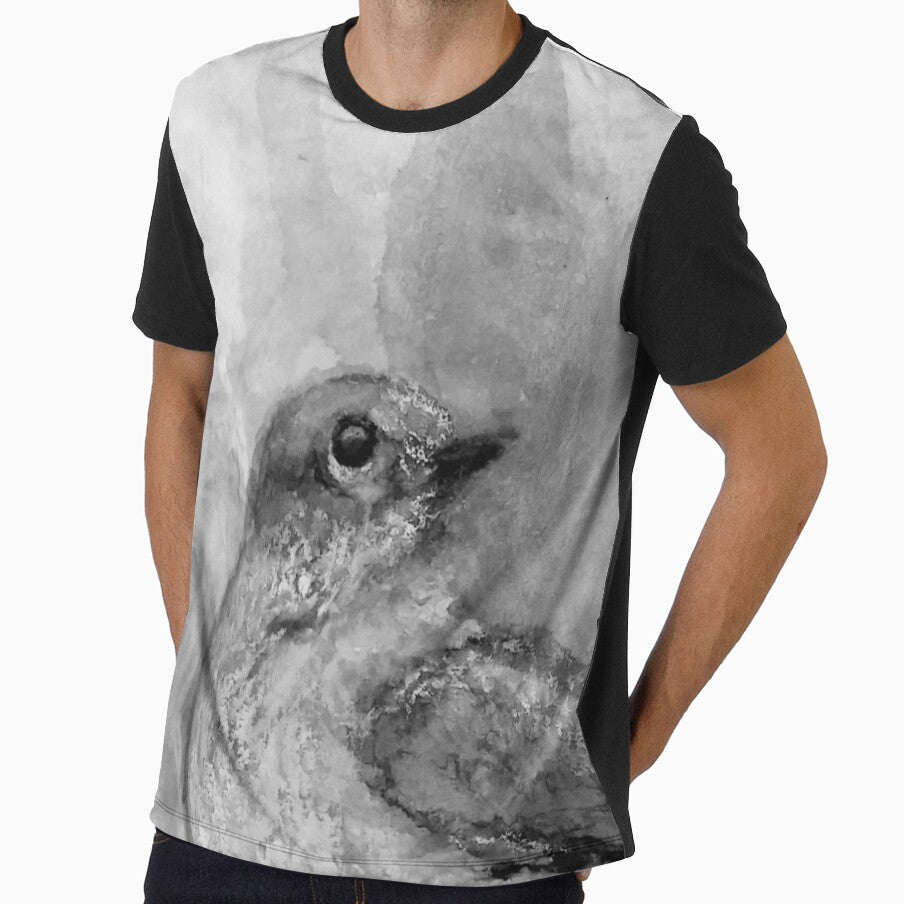 Brilliant Bird (in black and white) by Sandisart