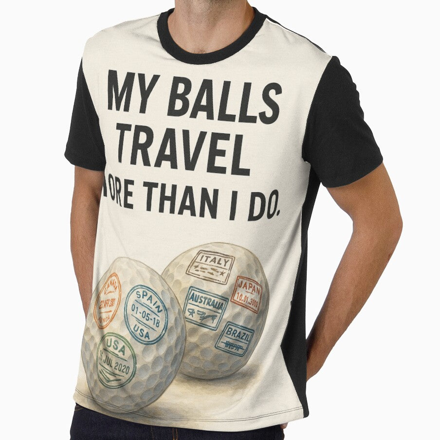 Funny Travel Golf Design – “My Balls Travel More Than I Do” by TroyTheTerrific