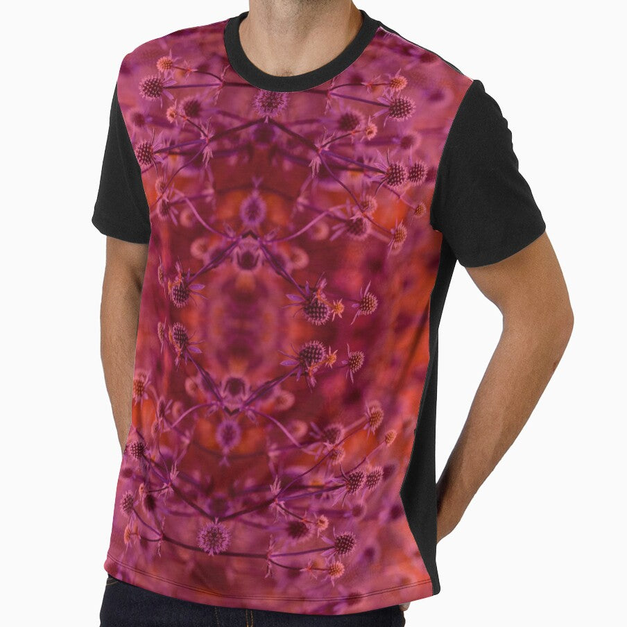 Flower magic in red and purple # 2 by Psilographics