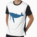 Humpback Whale Minimal Design by kind-fish