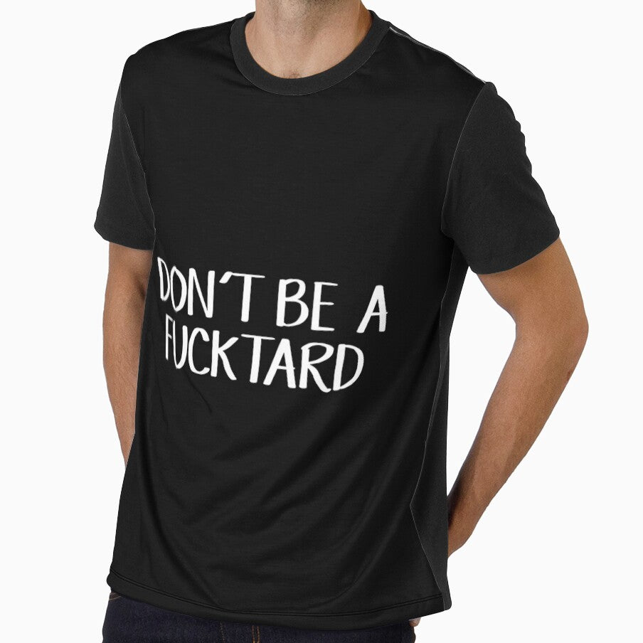 Womens Don't Be A Fucktard V-Neck by fabiancummings9