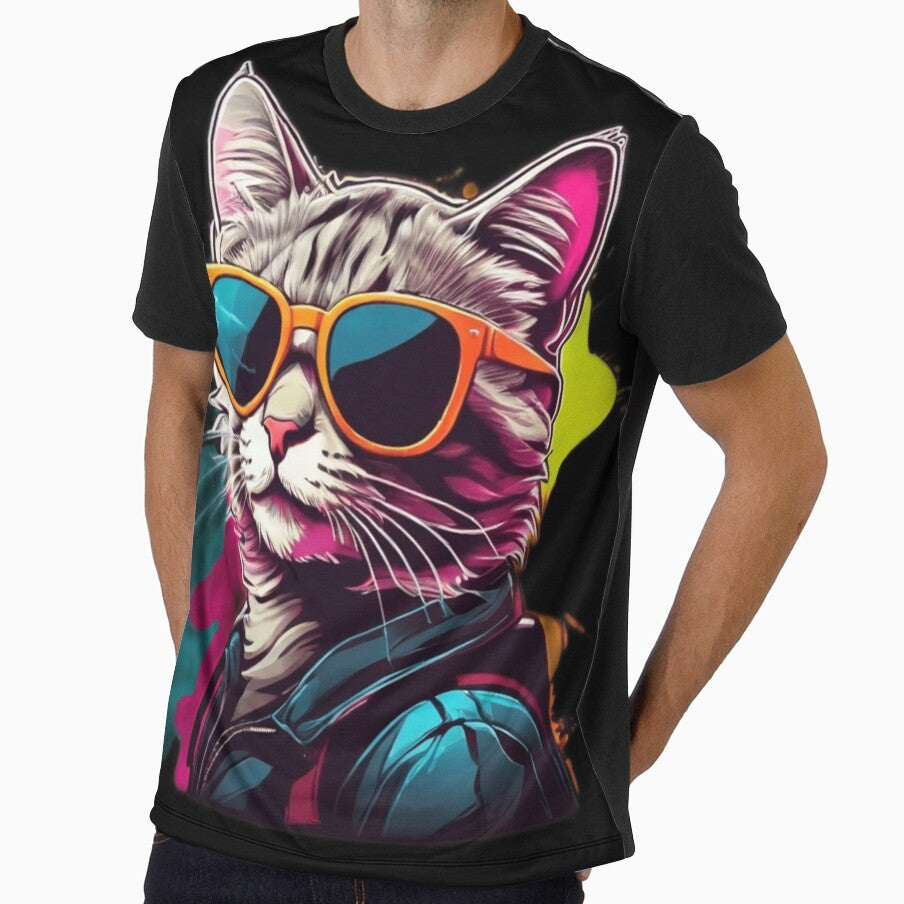 Cool Cut Retro Sunset Vaporwave Premium by harry mac