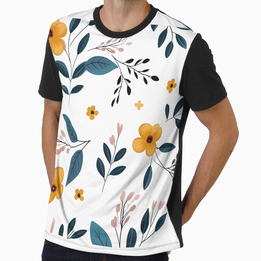 T-shirt flower pattern,flower pattern by Ps_ Studio21