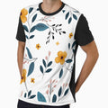 T-shirt flower pattern,flower pattern by Ps_ Studio21