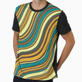 Retro Curvy Konrad by AlfabetDesign Unisex , , , Long Sleeve Tee