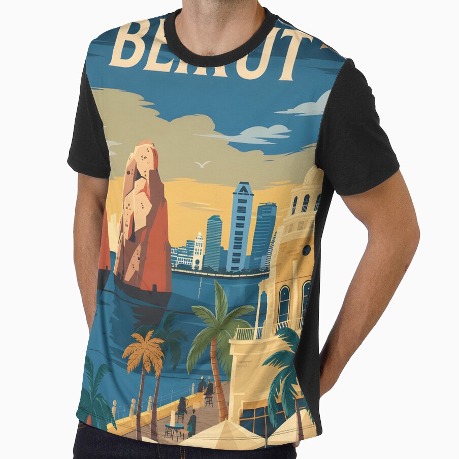 Vintage Travel Beirut Poster by RyanEmanuele