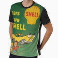 Vintage Shell Advertising Poster by RetroRabbitCo