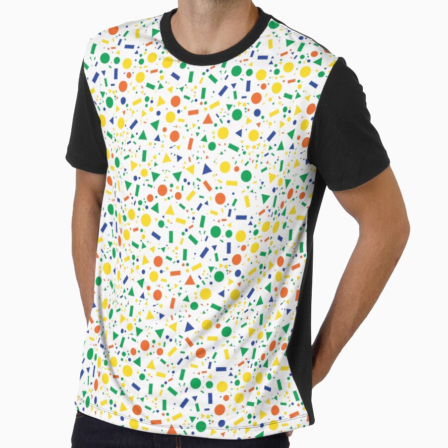 Colorful Playful Pattern Version 6 by Mozaic Clothes