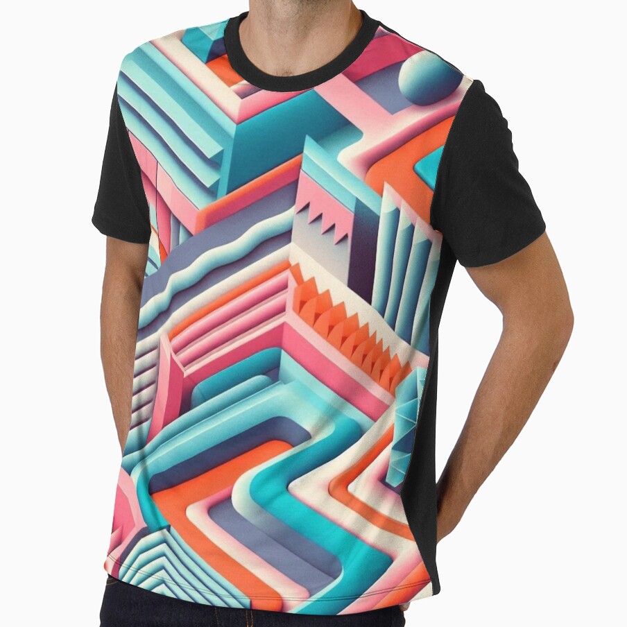 Cotton Candy Geometry by SketchNStyle