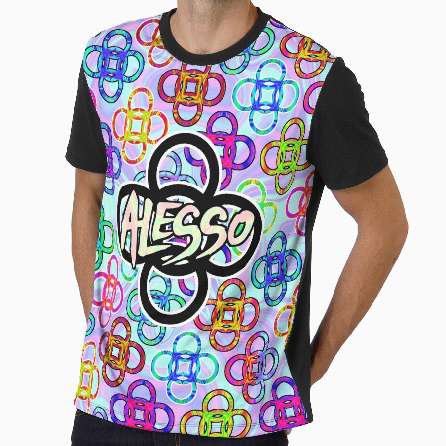 Alesso Festival Fanart Holographic Kaleidoscope All Over Pattern by FestDrip