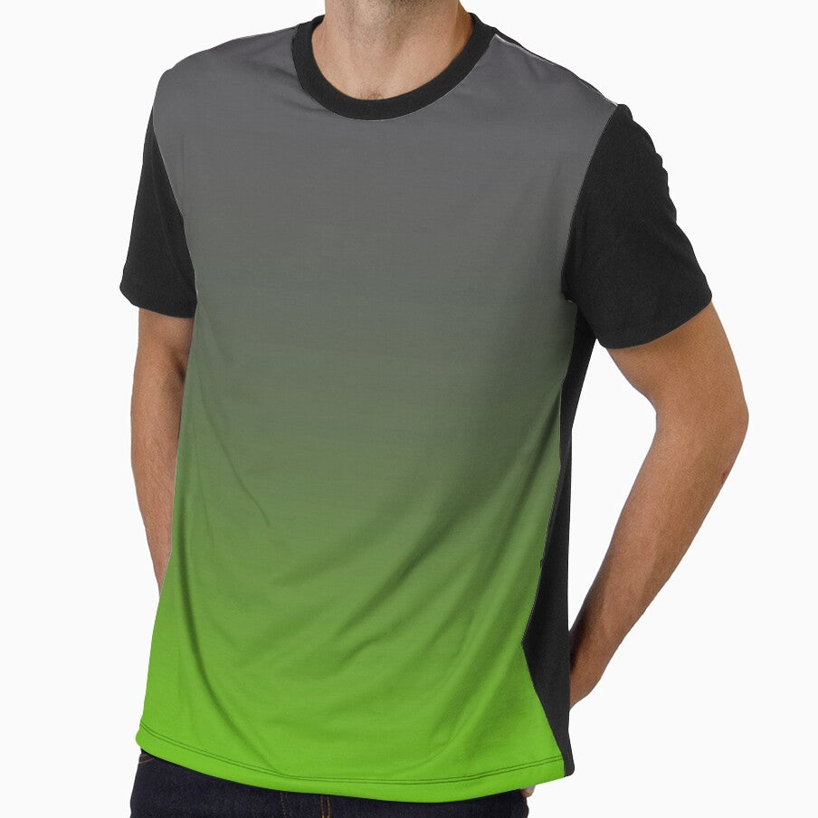 Gray and Green Gradient by JABG-01