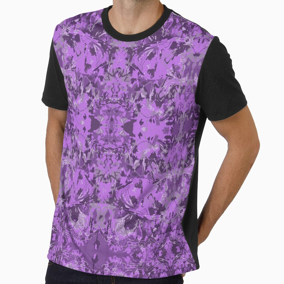 Abstract Purple Exclusive Pattern by LIRAZ ZIV