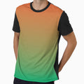 Retro Orange and Emerald Green Gradient by BetweenForms