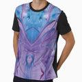 Sad Aliens - Symmetry in Purple Blue by Psilographics