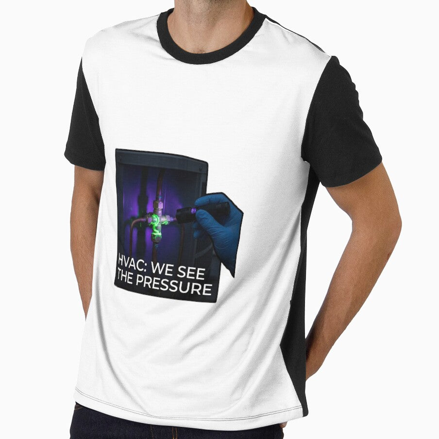 HVAC Technician UV Glow Leak Art by DuckOddity