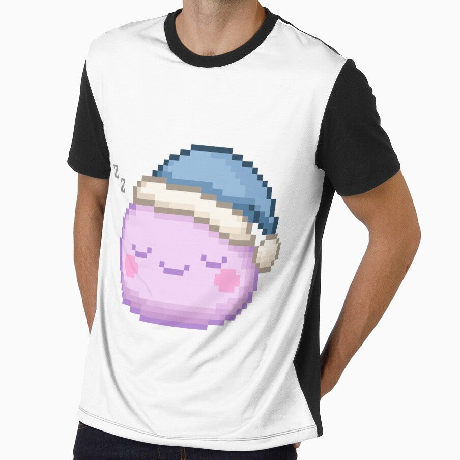Sleepy Pixel Mochi - Cotton Candy by retro_pixel