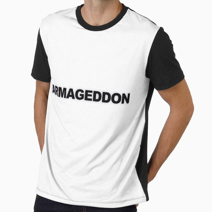 ARMAGEDDON — Black Minimal Bold Type Statement by WORDPAUSE