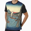 Hiroshige's Below Ryōgoku Bridge in the Eastern Capital by mosfunky