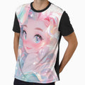 Soft Pastel Cotton Candy Color Anime Girl by bubblegoth