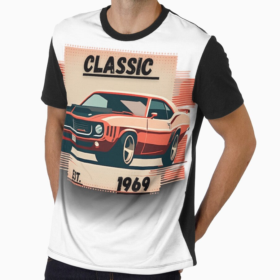 Classic Muscle Car Vintage Old School by ImaginAI