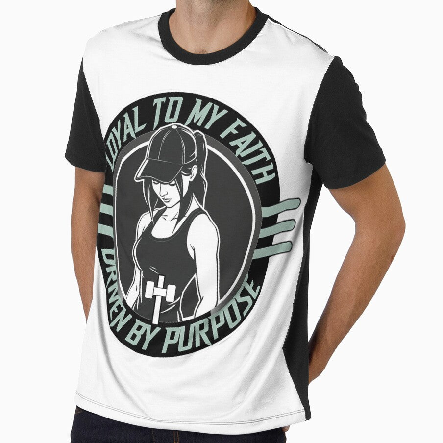 Loyal To My Faith Driven By Purpose Christian Women Gym by Bezuiden