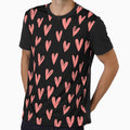 Hands Drawn Red Color Hearts by artvia