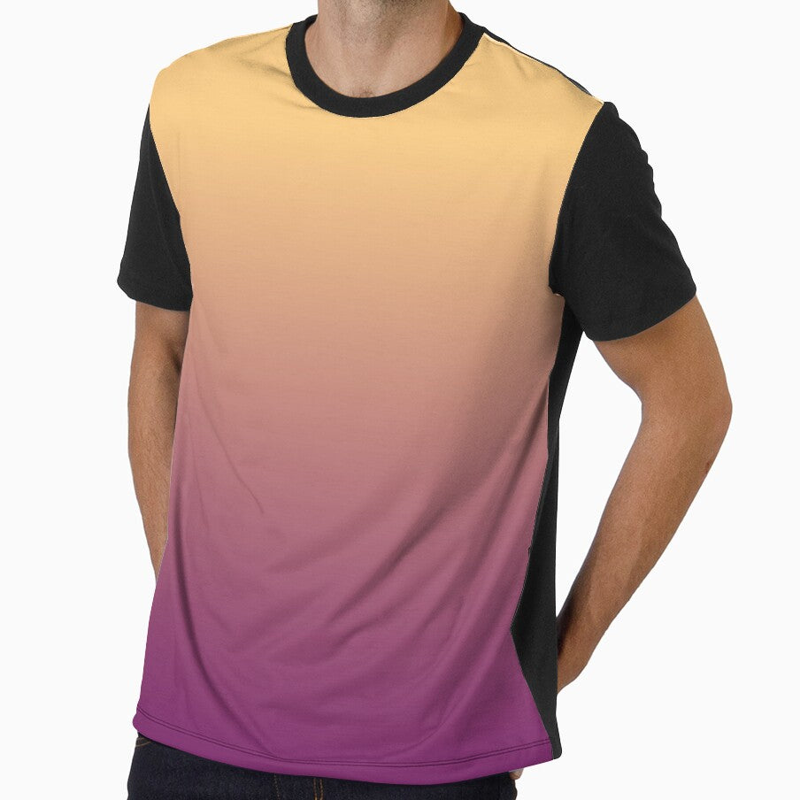 Contemporary Amber & Aesthetic Mauve Colored Gradient by Kodexstore